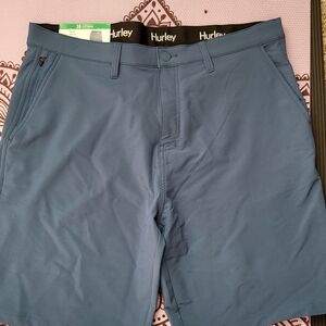Hurley Men's Athletic Shorts in Slate Blue